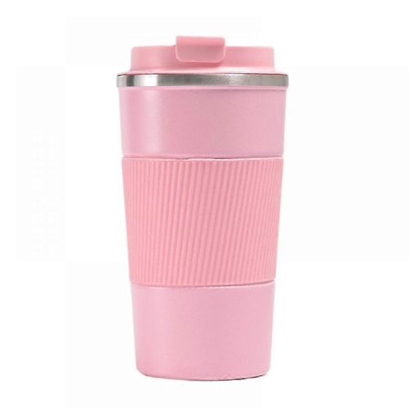 Rustfri stål vakuumisoleret kaffekop 500 ml 33 cl med låg rejsekrus kaffekop til hjemmet, kontoret, køkkenet udendørs ideel F PVP