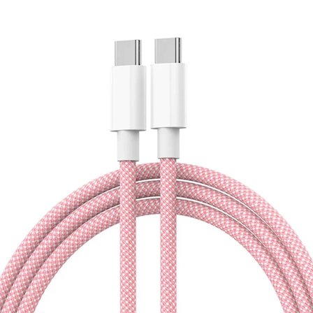 Nyt 2024 Sync Kabel 60W PD Flettet Type C til Type C Kabel til Apple 15 14 1m Hurtig Opladning Dataoverførselslinje 8m