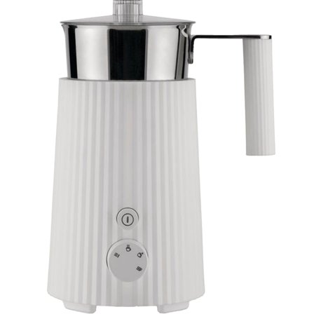 Alessi Plissé maidonvaahdotin induktiolle, valkoinen