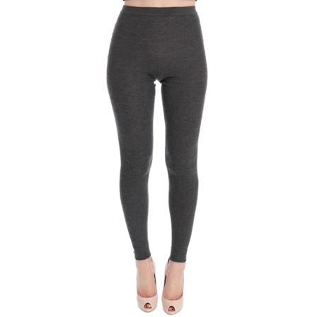 Dolce & Gabbana, Stretch Tights Szary, Kobieta, Rozmiar: L