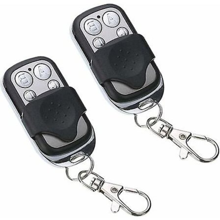 MAGIC Universalfjernkontroll [2 stk], 433 MHz Universal Dør Fjernkontroll for Dører fra [DB]