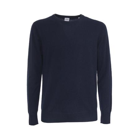 Aspesi, Round-neck Knitwear Blauw, Heren, Maat:M