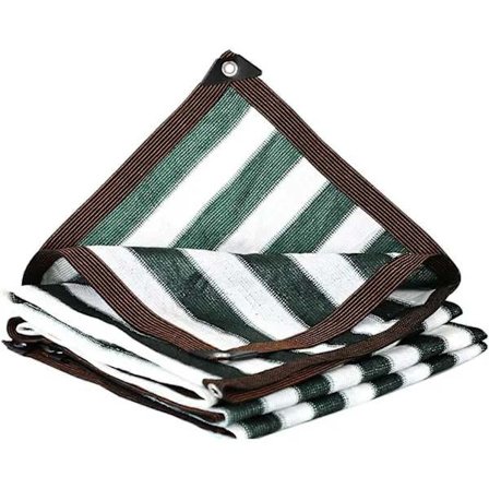 【PP】Solsejl Markise Solbeskyttelse til Terrasse Solbeskyttelse Taghave Blomsterplante Drivhus Lade Kennel UV-bestandig Skyggenet 2x2m