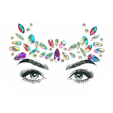 Klistermärke Akryl Kristall Diamant Klistermärke Diamant Ansikts Klistermärke