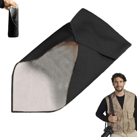 Magic Pack - 35*35cm - Foldbart stof - Kamerabeskyttelse - Ridsbeskyttelse - Sort