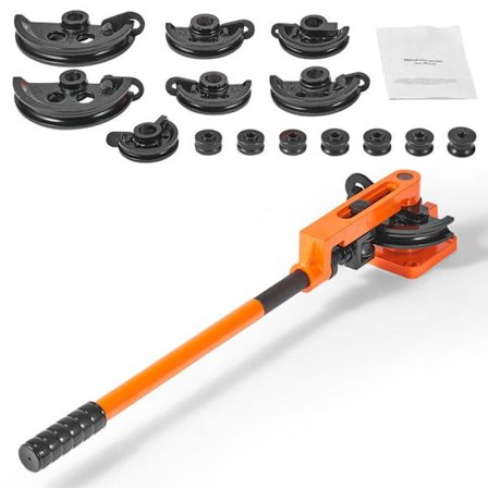 Bøjning af Rør-Duoku-Manuel Bøjner fra 3/8" til 1" Ydre Diameter-Kobber- og Aluminiumrør ved 180°