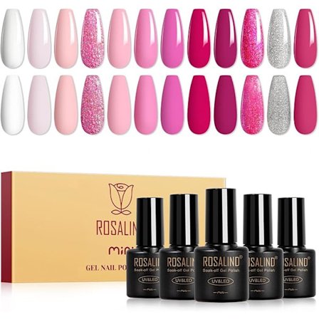 12 Färger UV Gel Nagellack Set Semi Permanent Nail Art 7ml Salon Gel Nagellack