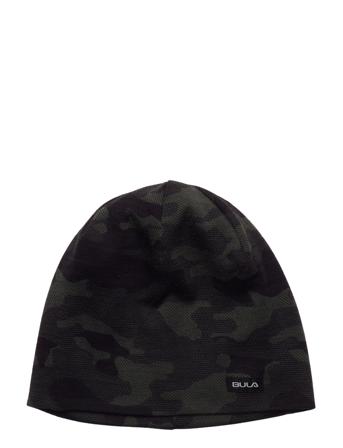Camo Printed Wool Beanie Web Patterned Bula