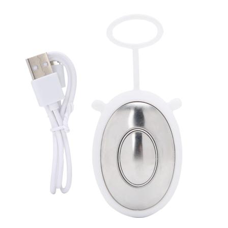 Mikrostrøms Søvnstøtteapparat - Håndholdt Søvnstøtteinstrument til Insomnia og Angst (Hvid)