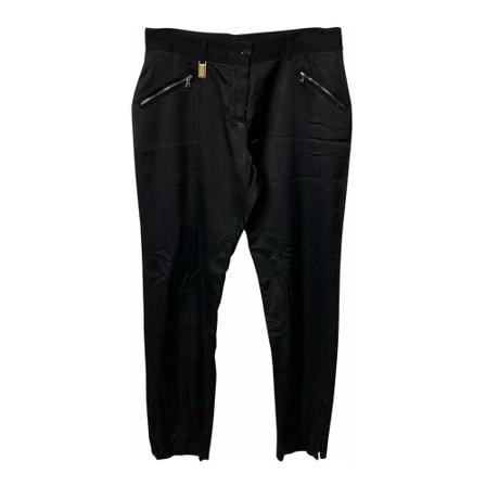 Dolce & Gabbana Pre-owned Zip Pocket Jeans In Polyester Sort, Dame