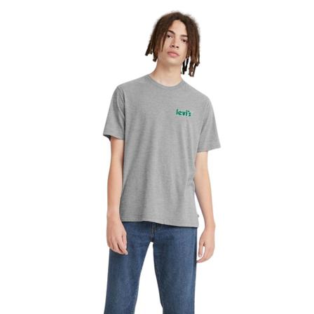 Levi's T -Shirt , Grijs , Heren , Maat: S