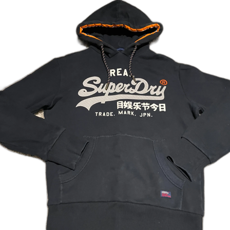Superdry hoodie mörkblå