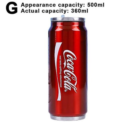 350Ml/500Ml Coca Cola Kande, Varmt og Koldt Isolering, 304 Rustfrit Stål Termos, Coke Gigant Vandflaske, Tilpasset Bil Tra