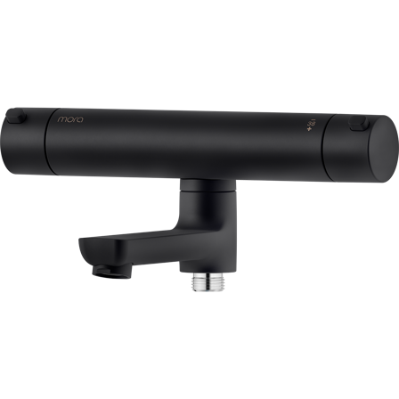 Mora LYNX 340000.12 Badkarsblandare mattsvart, 160 c/c, Badrum