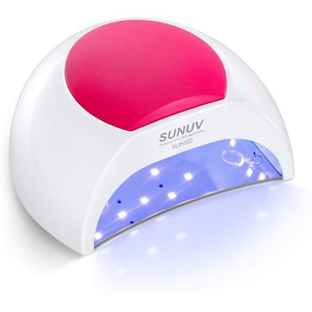 UV LED-lampe for negl tørking, 48W Bærbar Profesjonell Automatisk Negltørker