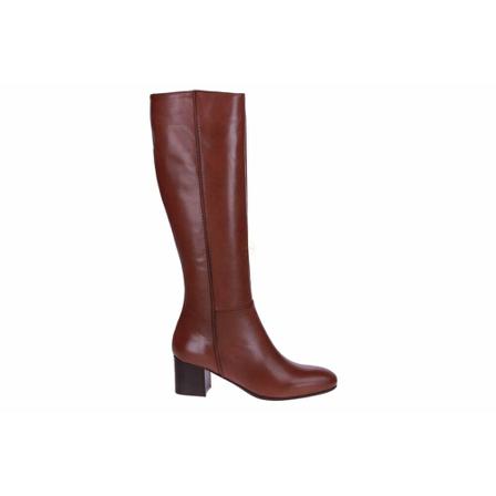Lamica, Lamica Guela Small Cognac Lange Laars Bruin, Dames, Maat:38 EU