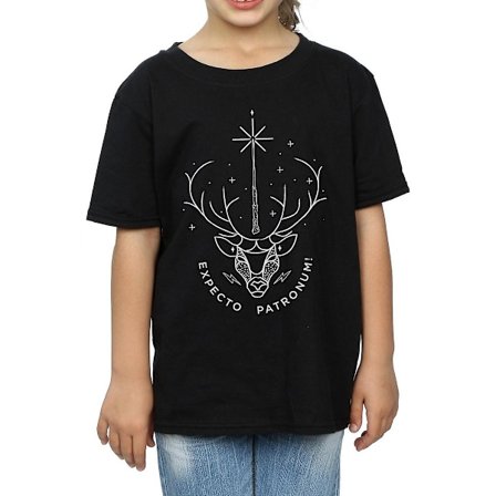 Harry Potter flickor Expecto Patronum bomull T-shirt 9-11 år B