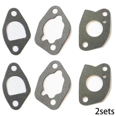 6 stk. forgasserpakningssett for Honda GX160 GX168 GX200 16212-ZH7-800 16221-ZH8-801 Forgasser Reparasjonsverktøy