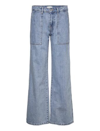 Worker Jeans Vide Jeans Blå Gina Tricot*Betinget Tilbud