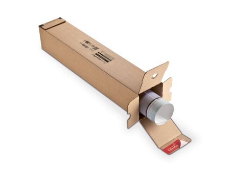 ColomPac Fyrkansttub 610x108x108mm brun - Lyreco - Emballage och lagerutrustning - Lådor och well - Papptuber