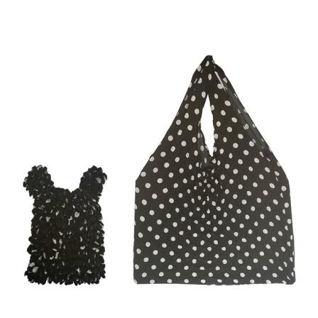 Bubbelväska Elastisk väska SVART black
