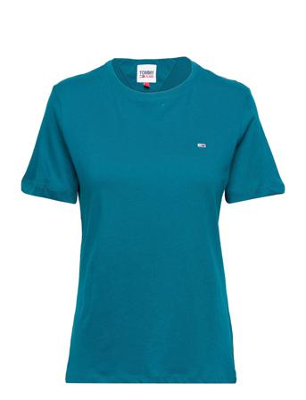 Tjw Soft Jersey Tee T-shirt Top Blå Tommy Jeans
