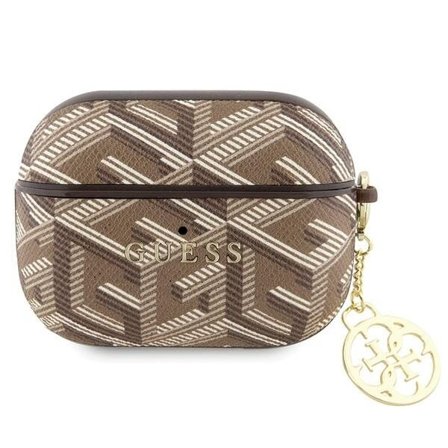 Guess GUAPPGCE4CW-etui for AirPods Pro - brun GCube Charm