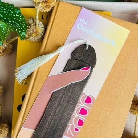 Bokmärke Bokklämma SVART Svart