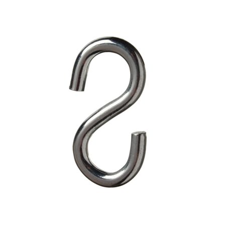 Pn-Beslag S-Krok Elforzinket 6X55Mm 2stk