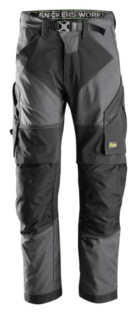 Snickers Workwear 6903 FlexiWork Työhousut Harmaa Harmaa, Vaatteet