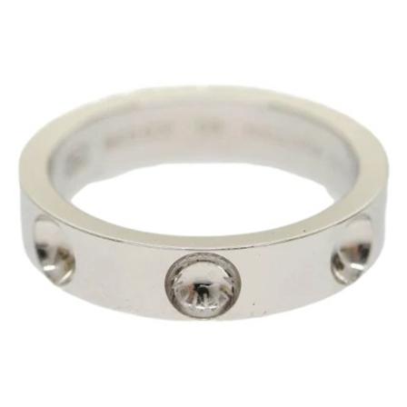 Louis Vuitton Vintage, Pre-Owned Ring Wit, unisex, Maat:ONE Size