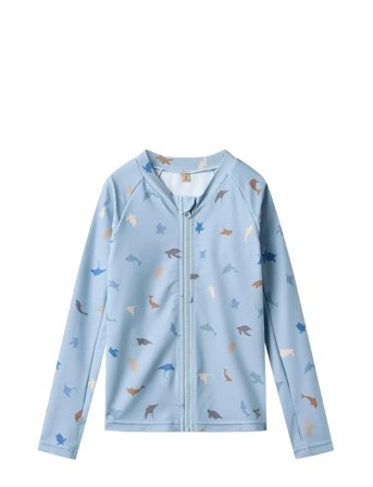 Wheat | Swim T-Shirt L/S Zip Ada | 80