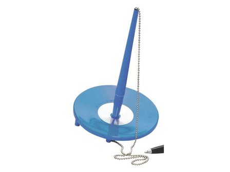 BALLOGRAF Kulpenna Deskset medium blått bläck blå - Lyreco - Kontorsmaterial - Pennor - Kulpennor