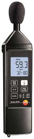 Testo 815 Ljudmätare 31,5 Hz - 8 kHz, Ljud & ljus