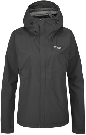 Rab W's Downpour Eco Jacket Black - Rab