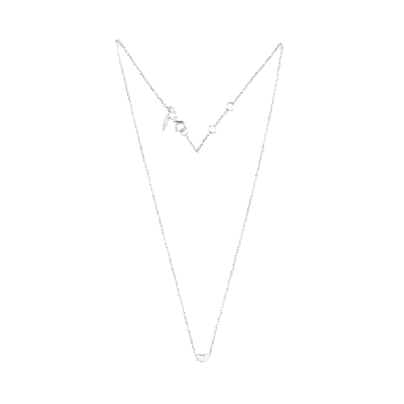 Drakenberg Sjölin Loving Heart single necklace medium Halsband Dam Silver ONESIZE