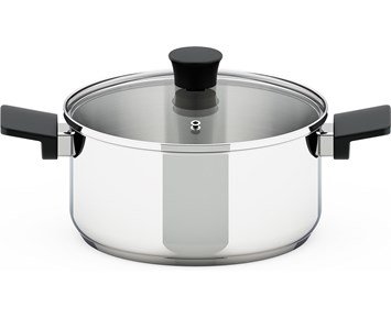 ON-Pot 24x11.5cm-Kasserolle i rustfritt stål - 5 liter-Home & household accessories-Stekepanner og gryter