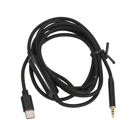 2,5 mm till Typ C-kabel Förlustfri Brusfri 2,5 mm till USB C Ljudkabel för QC25 QC35 QC45 NC700 OE2 AE2 Hörlurar 1,5 m