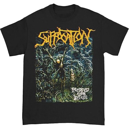 Kvävning genomborrad inifrån T-shirt