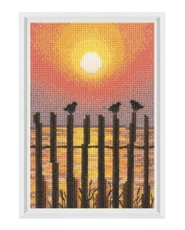 Brodeikit Billede Havets Solnedgang - RTO