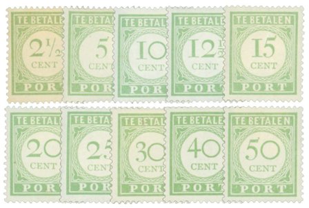 Curacao - Port (P21-30, ongebruikt)