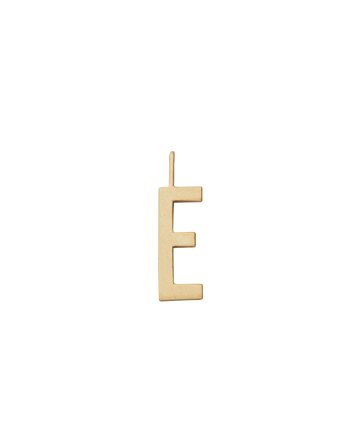 Design Letters Letter For Initial Necklace A-Z (18K Gold-Plated) - Gold - 16 MM