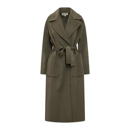 Michael Kors, Belted Coats Groen, Dames, Maat:M