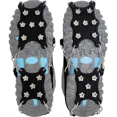 Steigeisen Skospidser med 12 knopper, Issko, Ispigge til støvler, Skokløer