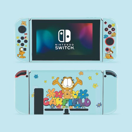 Beskyttende deksel for Switch, TPU Slim deksel kompatibel med Nintendo Switch-konsoll og Joy-Con