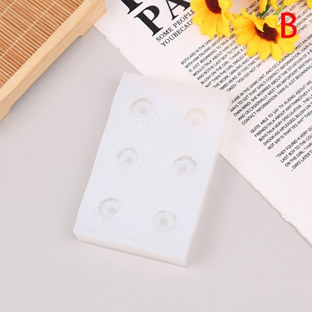 Sex hål liten blomma form Fondant Choklad Födelsedag