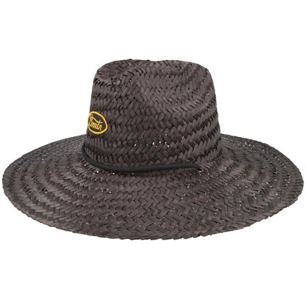Brixton - Black - straw - Hat - Parsons Sun Hat Black Straw Hat - Hatstore
