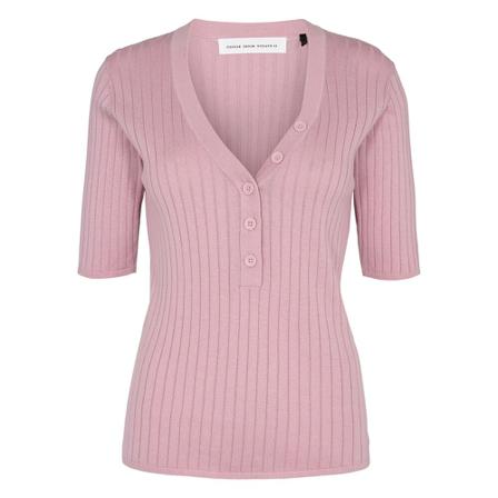 Pieszak PD-Dorothy V-neck Knit Pink, Dame Striktrøjer