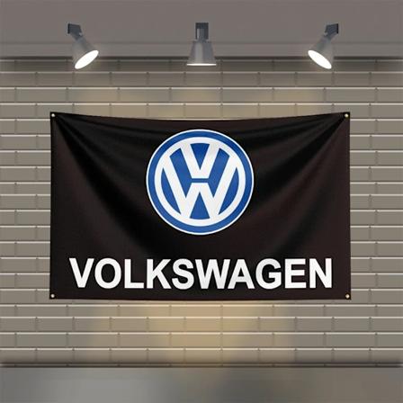3x5 Ft V-Volkswagens Racing Flag Polyester Trykt Bils Flag til Værelse Garage Dekoration ZZ2854 150 x 240cm