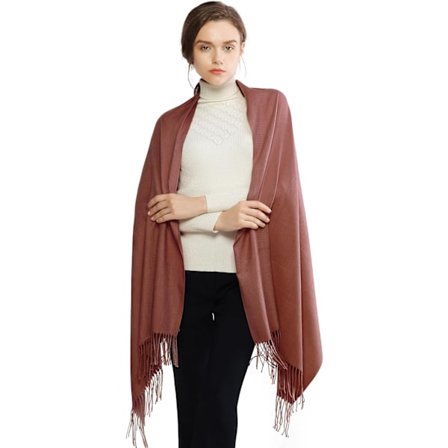 Dam Scarves Pashmina Sjalar och Wraps för Bröllop Scarfs för Kvinnor Vinter